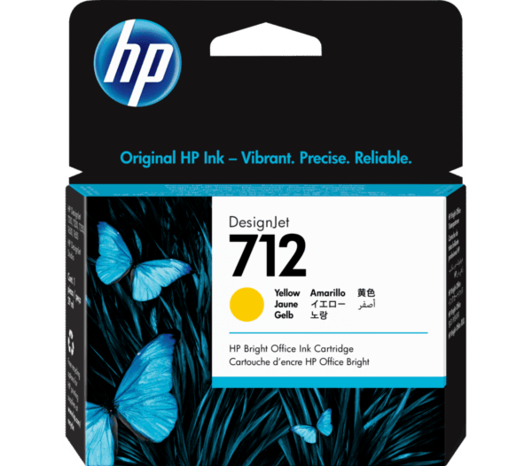 Cartucho de Tinta HP DesignJet 712 Amarillo de 29 ml