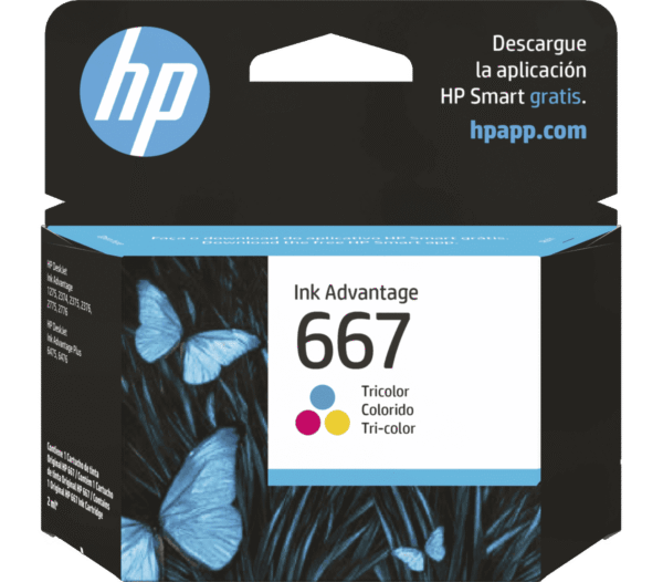 Cartucho de Tinta HP 667 Tricolor Original