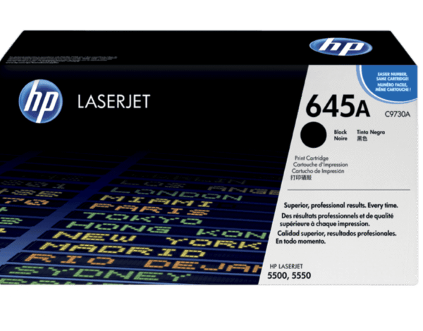 Cartucho de Tóner HP 645A Negro LaserJet Original
