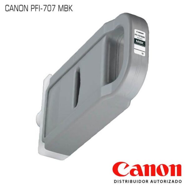 Cartucho de Tinta Canon PFI-707MBK Matte Black