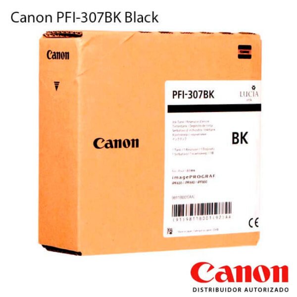 Cartucho de Tinta Canon PFI-307BK Black