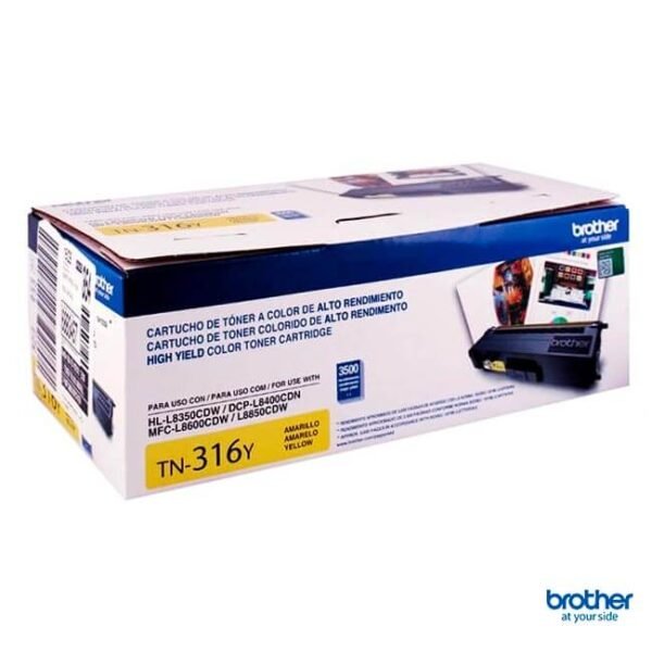 Toner Brother TN-316Y Yellow Al Mejor Precio Original