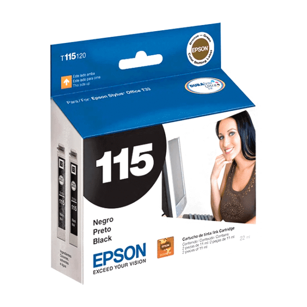 Tinta Epson T115126 original T1151 Black