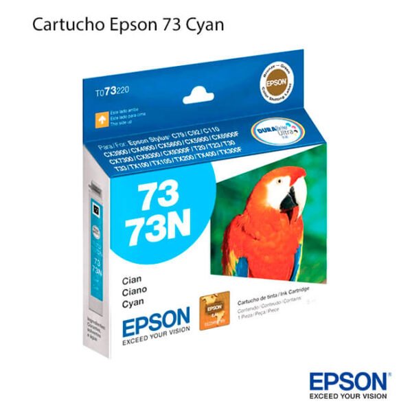 ▷ Cartucho de Tinta Epson 73 Cyan 【 original 】