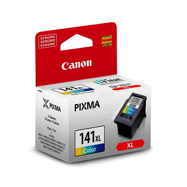 Cartucho de Tinta Canon CL-141XL alta capacidad Tricolor