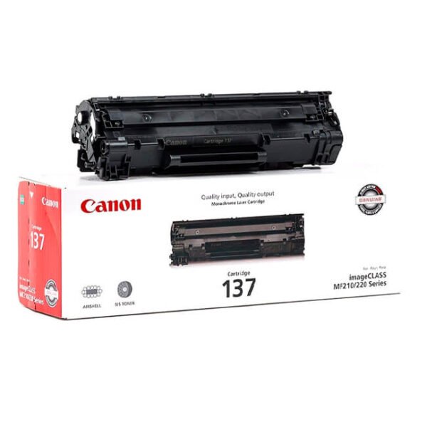 Tóner Canon 137 original Negro