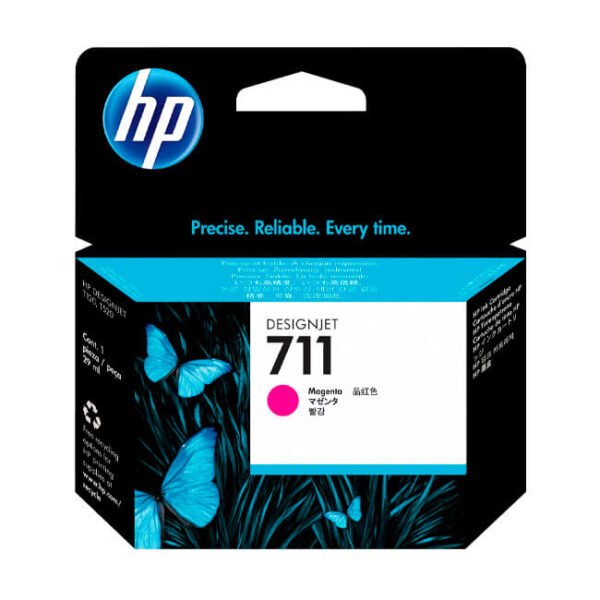 Tinta HP 711 original CZ131A Magenta Dgj