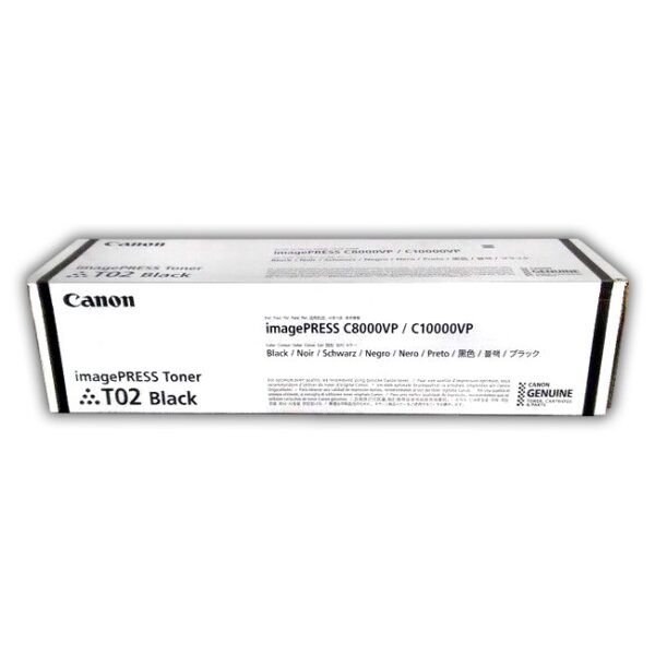 Toner Canon C8000 Negro T02 Original Al Mejor Precio
